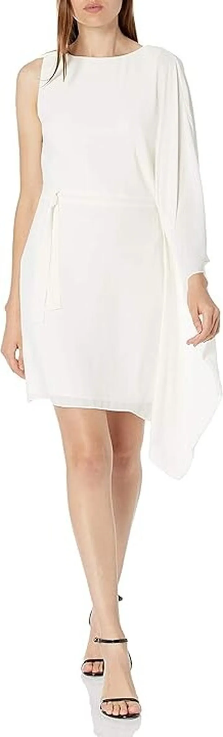 Halston Women's A-Line (Chalk) Women's Dress