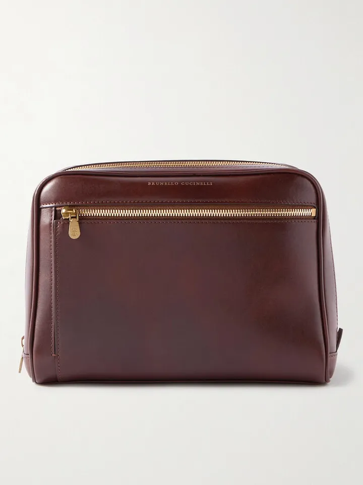 Leather Wash Bag