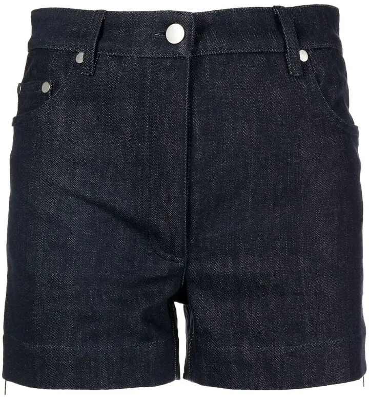 High-Waisted Denim Shorts