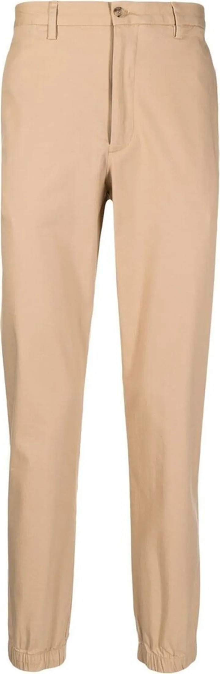 Mid-Rise Straight-Leg Trousers