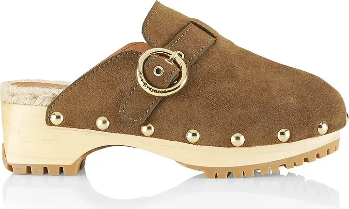 Viviane Suede Clogs