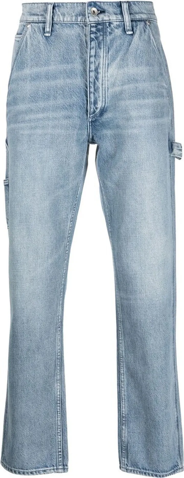 Mid-Rise Tapered Jeans