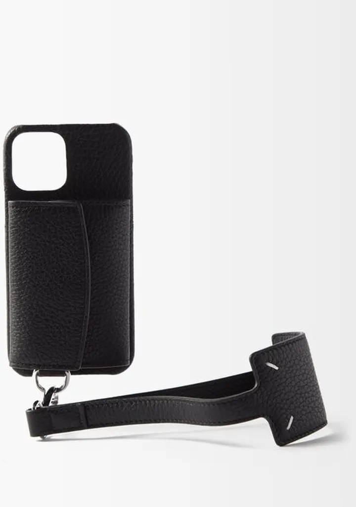Wrist-strap Leather Iphone® 12 Case