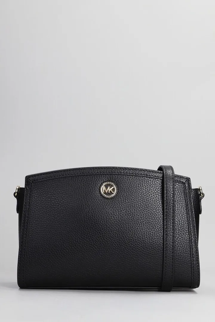 Chantal Shoulder Bag In Black Leather