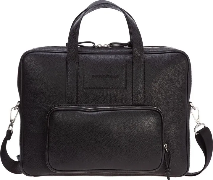 Emporio Armani Logo Detailed Briefcase