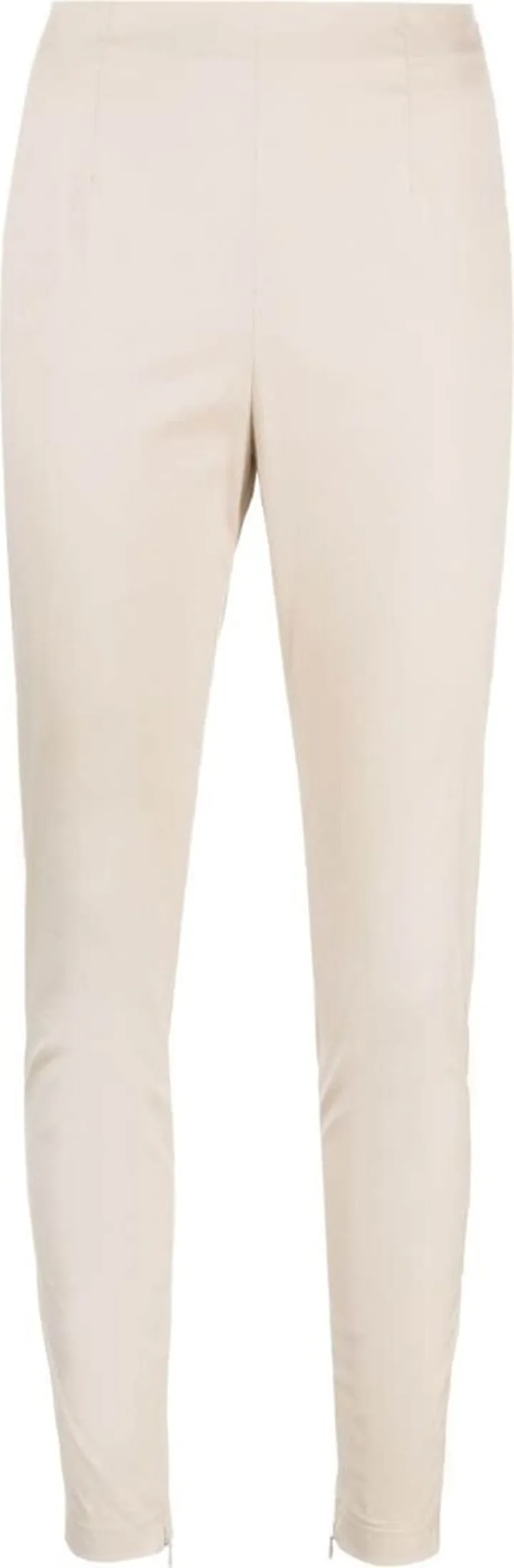 High-Waisted Slim-Cut Trousers