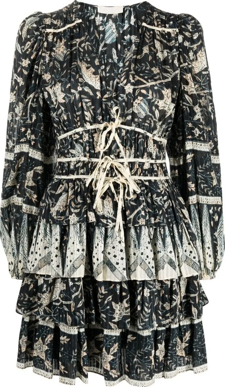 Nina tiered mini dress