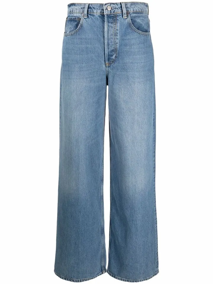 High-Rise Wide-Leg Jeans
