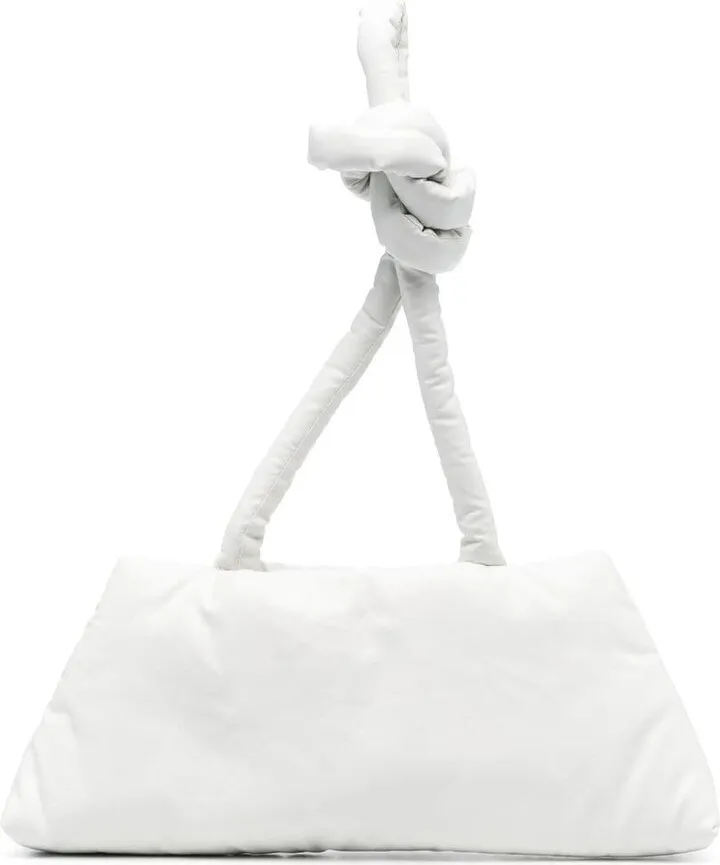 Tie-Handle Padded Shoulder Bag