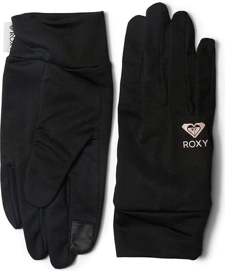 Roxy Hydrosmart Liner Gloves (True Black) Extreme Cold Weather Gloves