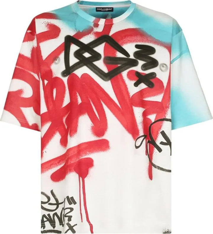 Dolce & Gabbana Dg Graffiti T-Shirt