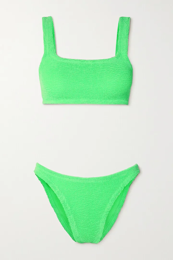 Hunza G - + Net Sustain Xandra Seersucker Bikini - Unknown