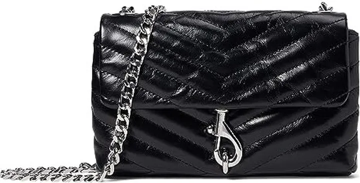 Rebecca Minkoff Edie Date Night Crossbody (Black) Handbags