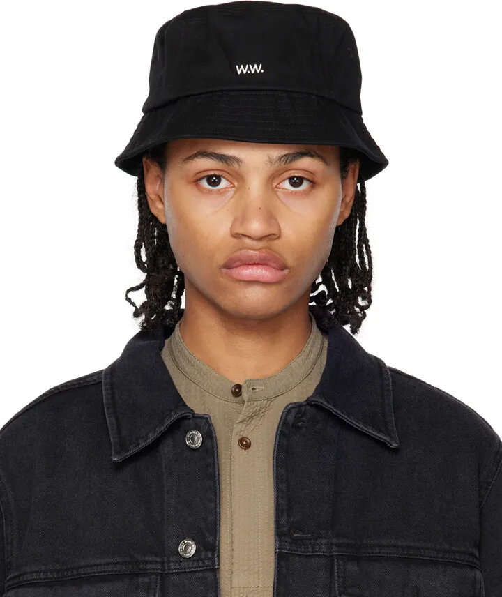Wood Wood Black Ossian Bucket Hat
