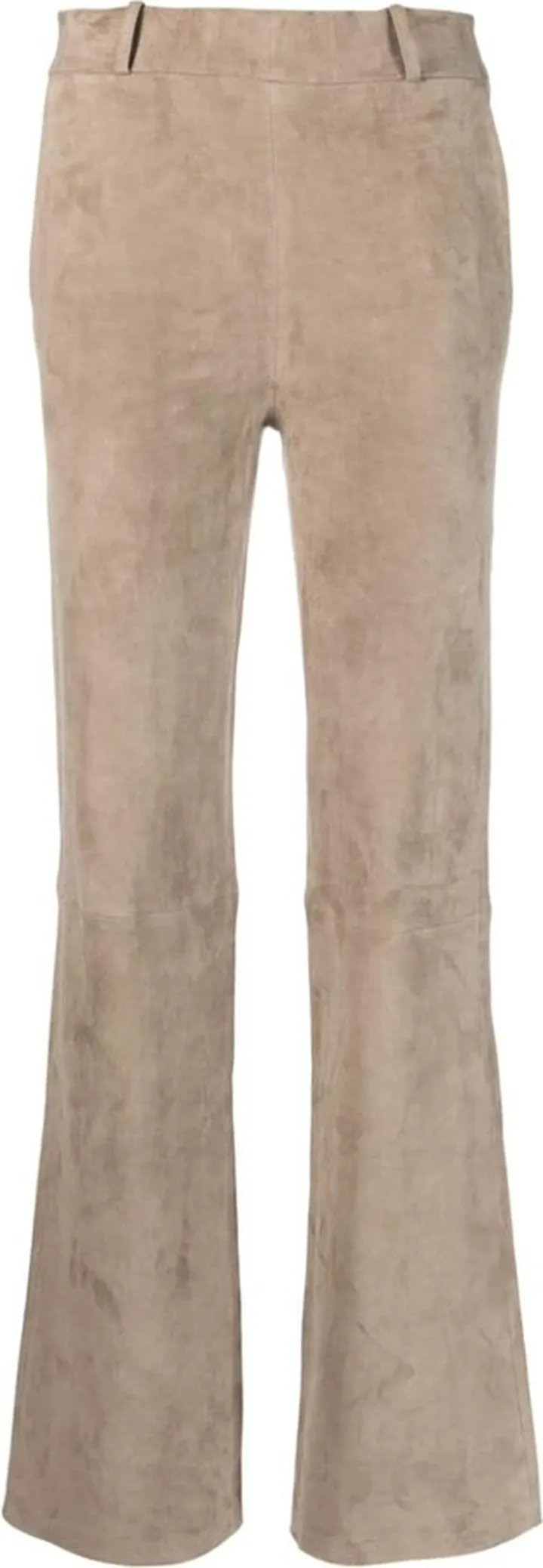 Straight-Leg Leather Trousers