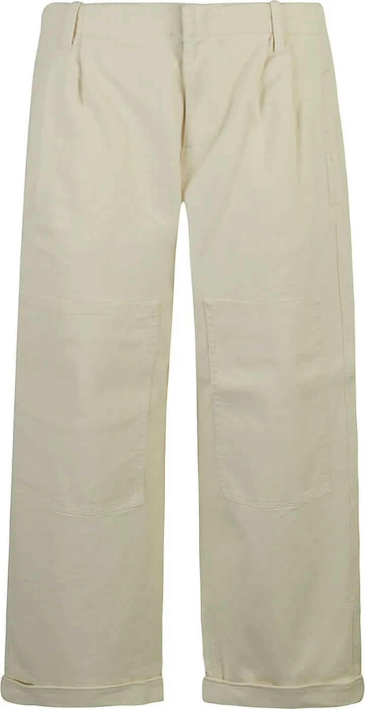 Wide Leg Cropped Trousers