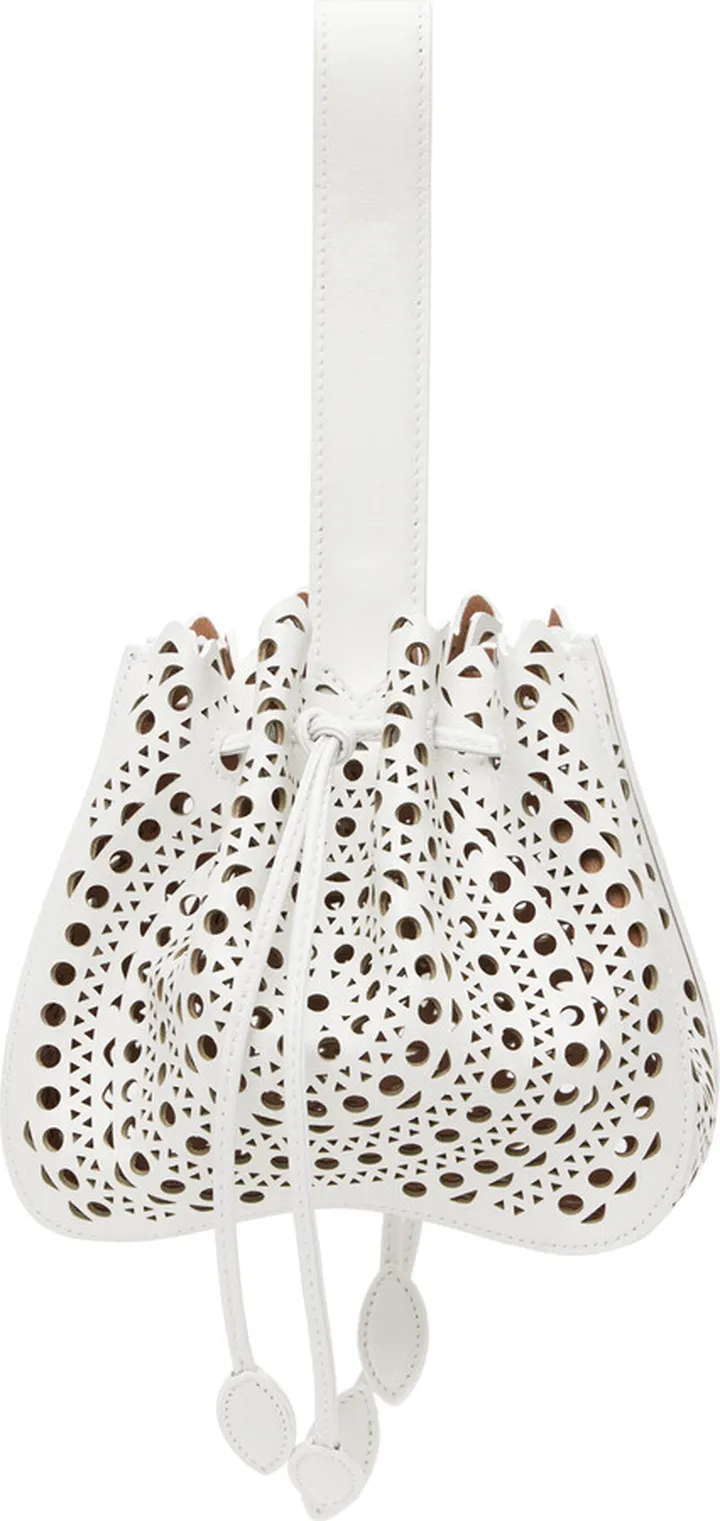 ALAÏA White Rose Marie 16 Bag