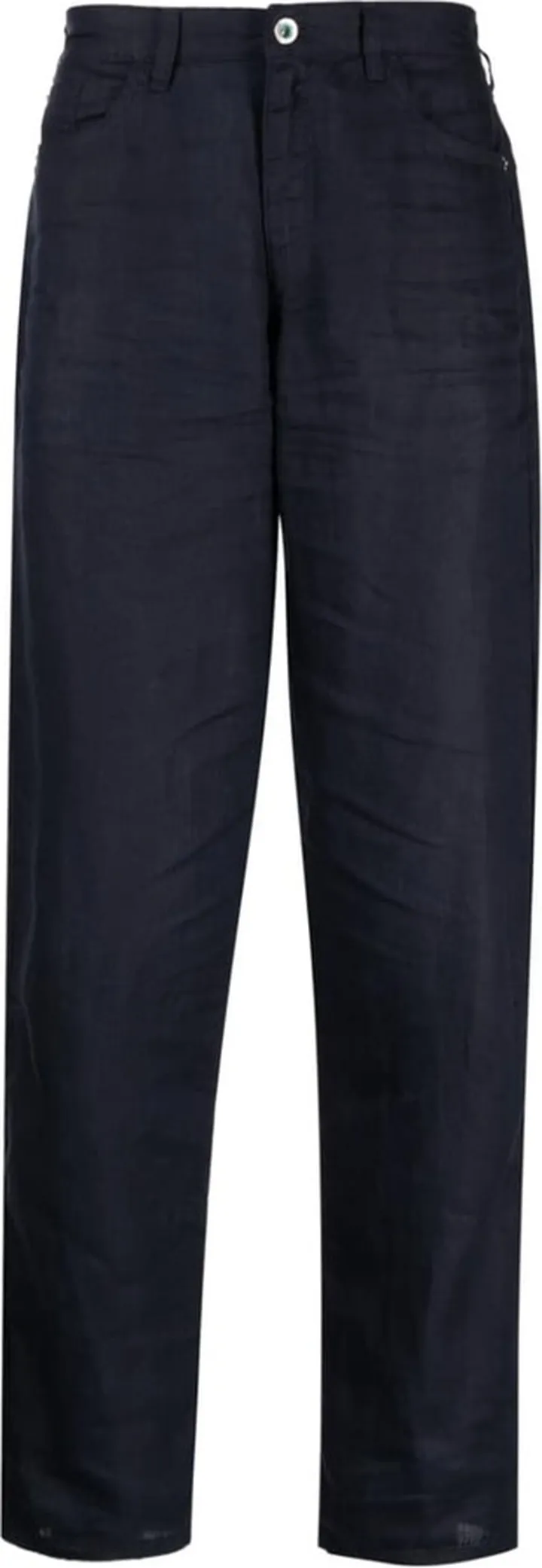EMPORIO ARMANI- Linen Trousers