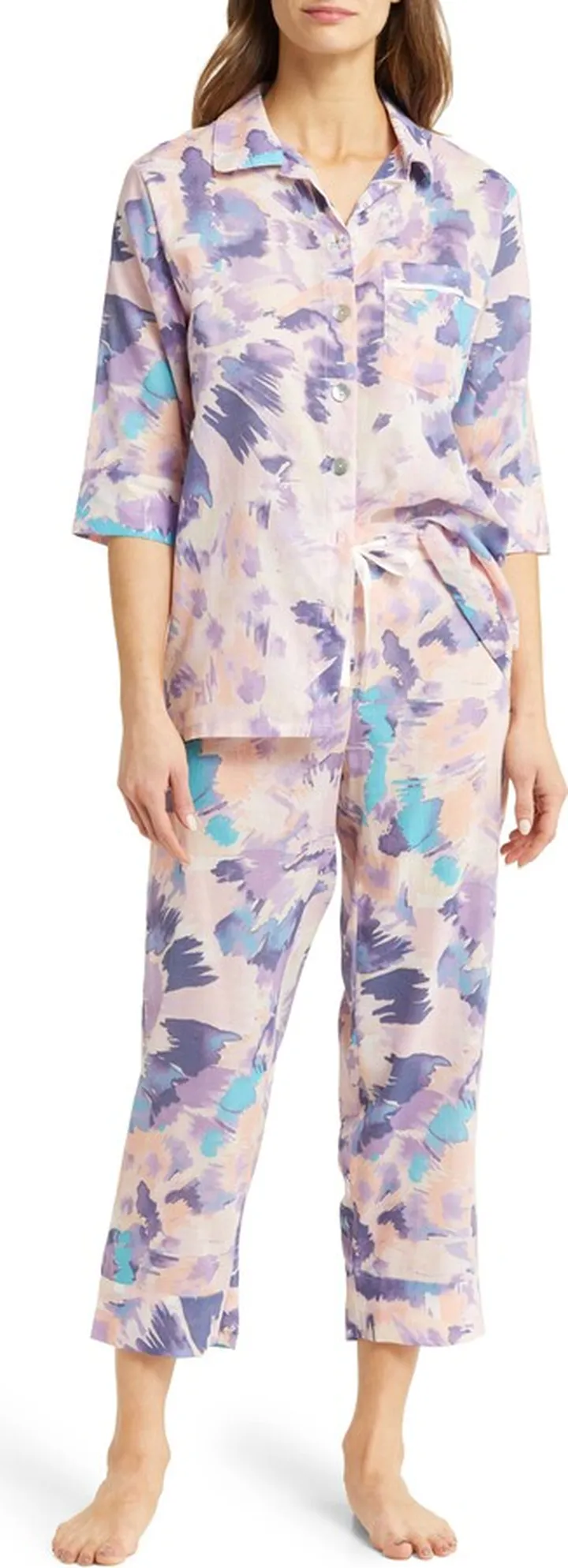 Willow Cotton Voile Crop Pajamas
