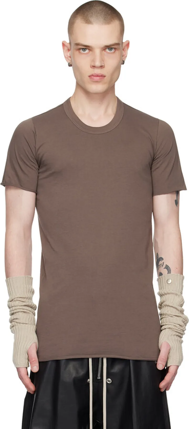 Rick Owens Gray Basic T-Shirt