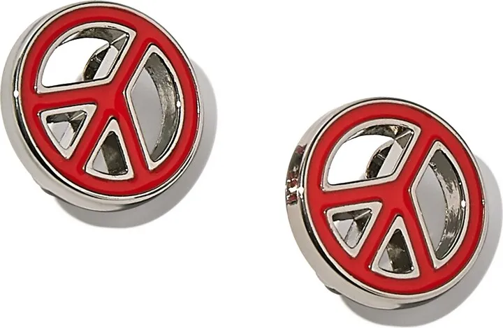 Iqushion Charms Peace Sign Resin Charms 2-Pack