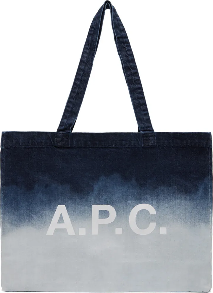 A.P.C. Blue Denim Diane Tote