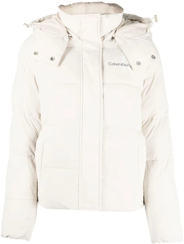 Logo-Print Padded Jacket