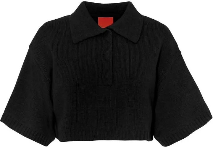 Cashmere In Love Cropped Demi Polo Shirt