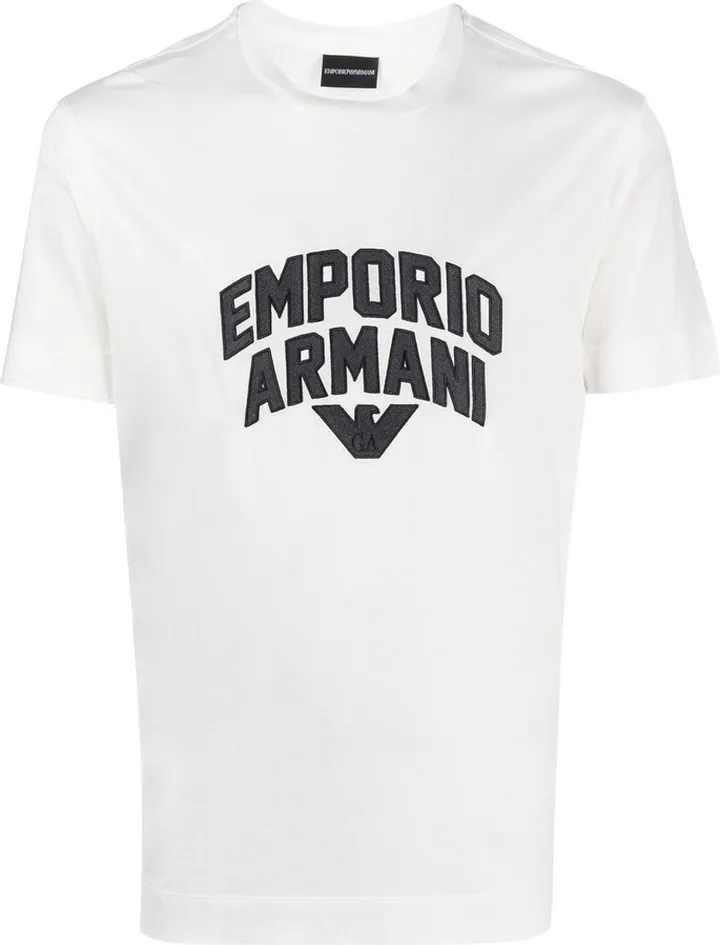 logo-print lyocell-cotton T-shirt