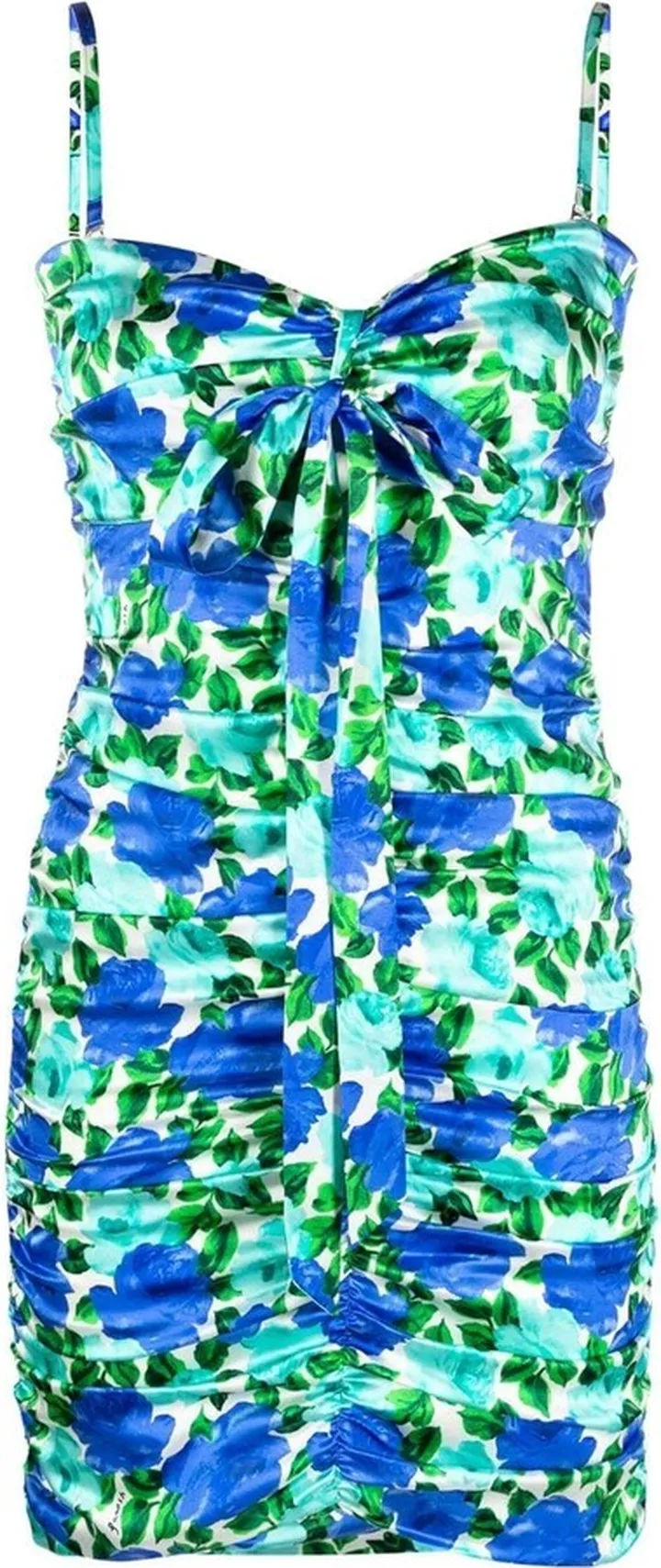 Floral-Print Sleeveless Mini Dress