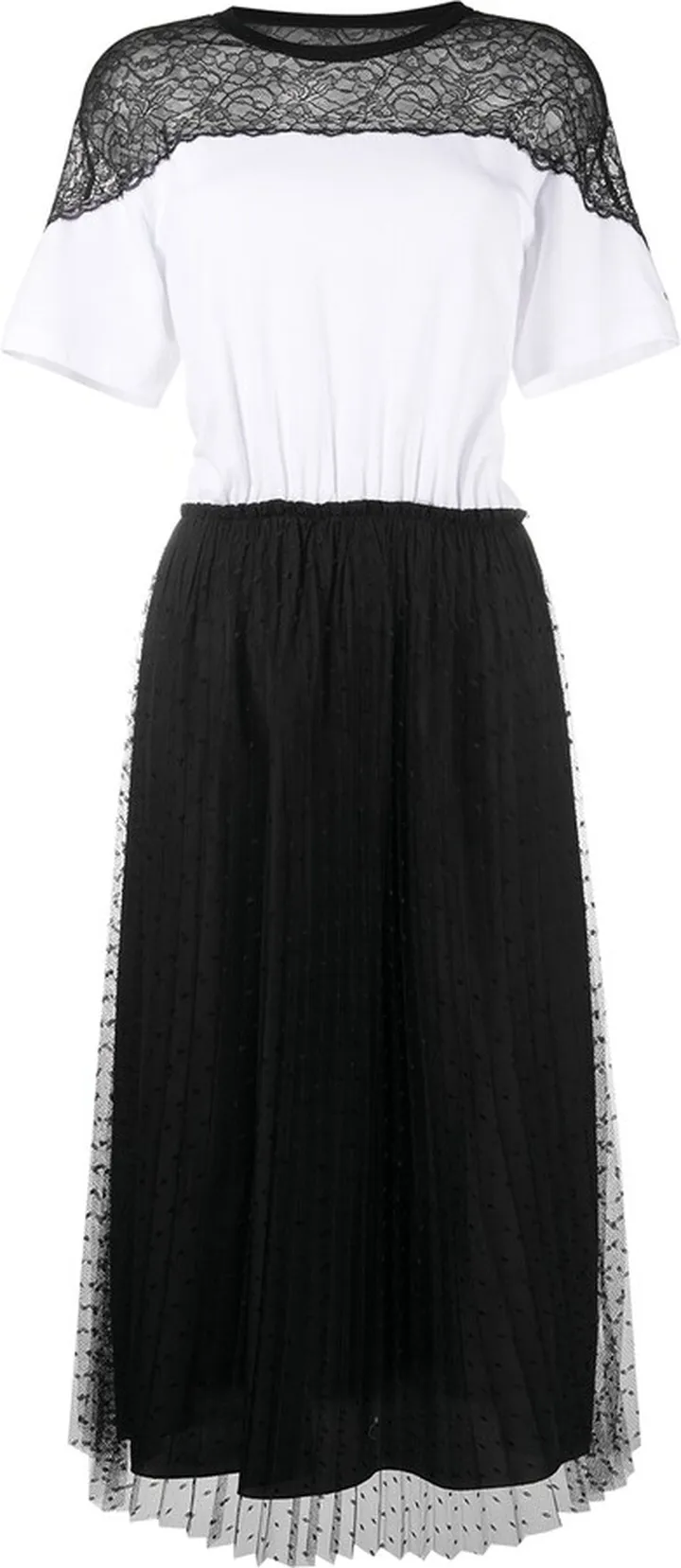 lace T-shirt dress