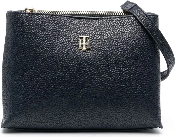 Element monogram-plaque crossbody bag