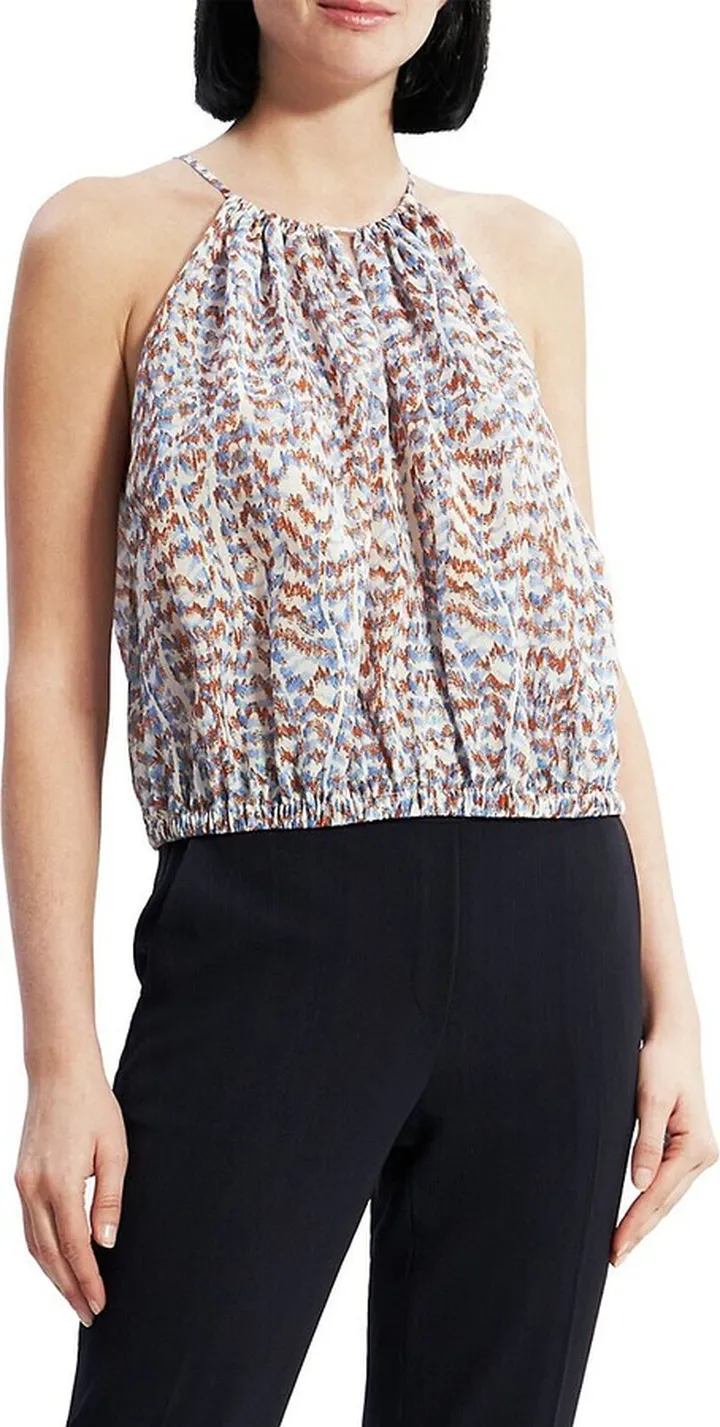 Gathered Satin Camisole