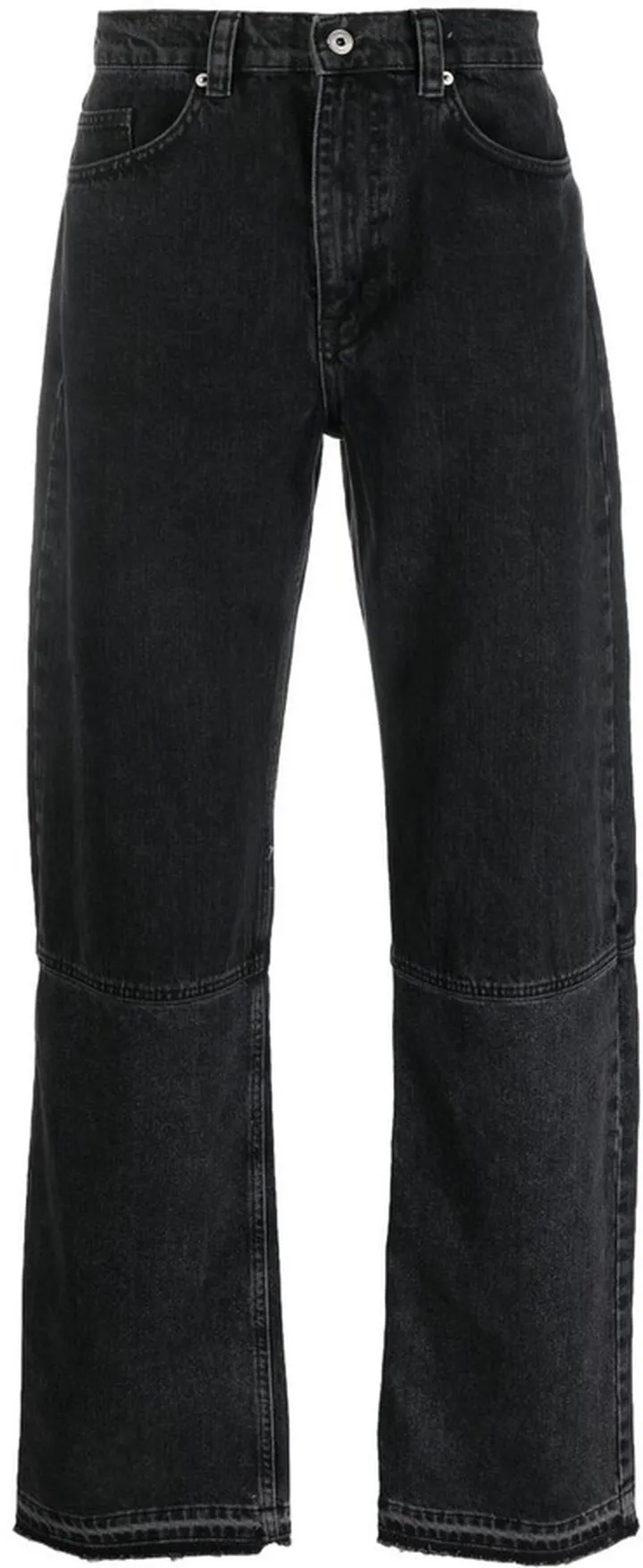 Wide-Leg Organic-Cotton Jeans