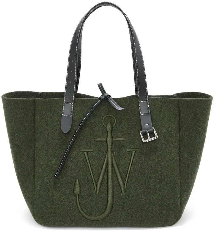 Belt felt tote bag