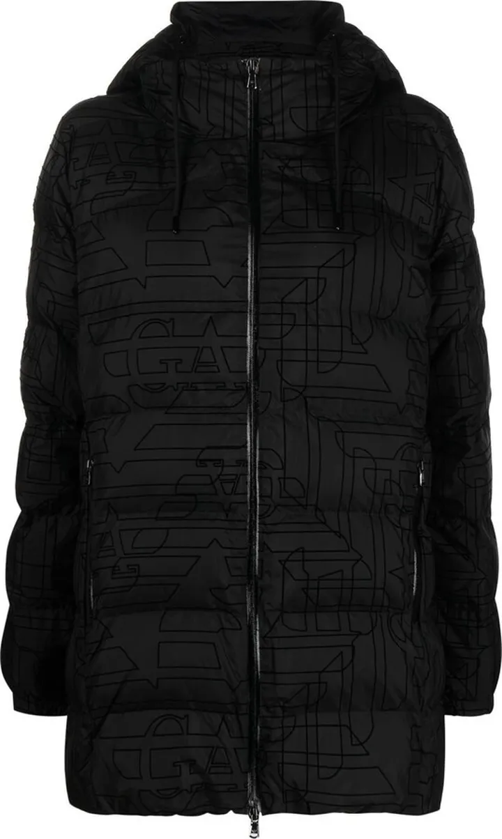 Logo-Patch Padded Jacket