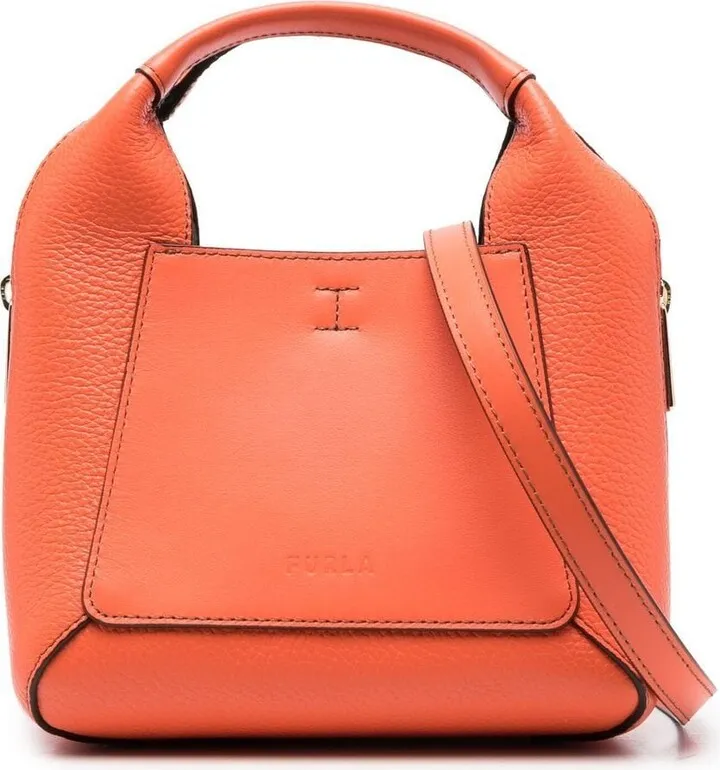 Clivia panelled leather tote bag