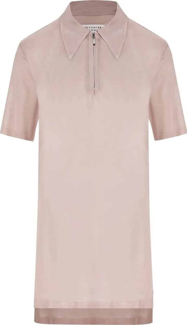 Maison Margiela Asymmetric Hem Polo Shirt
