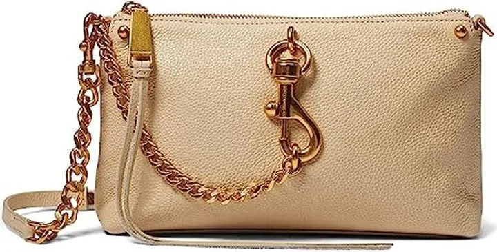 Rebecca Minkoff Megan Crossbody (Latte) Handbags