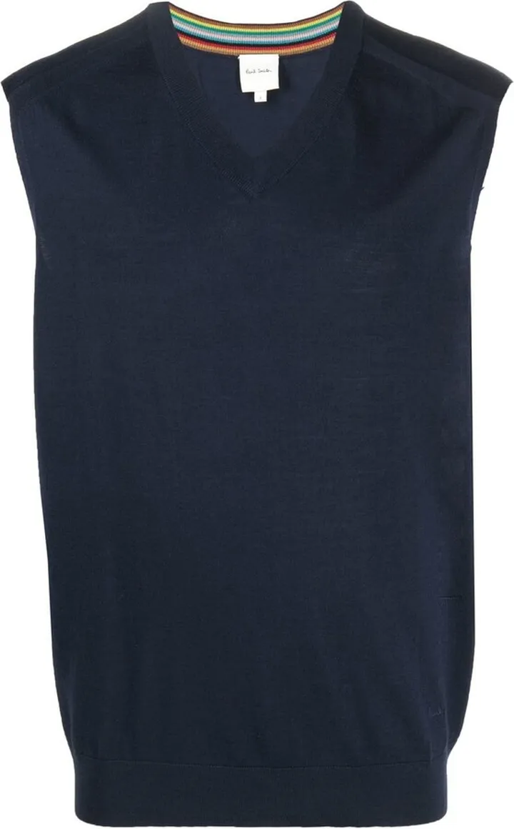 Fine-Knit Merino Vest