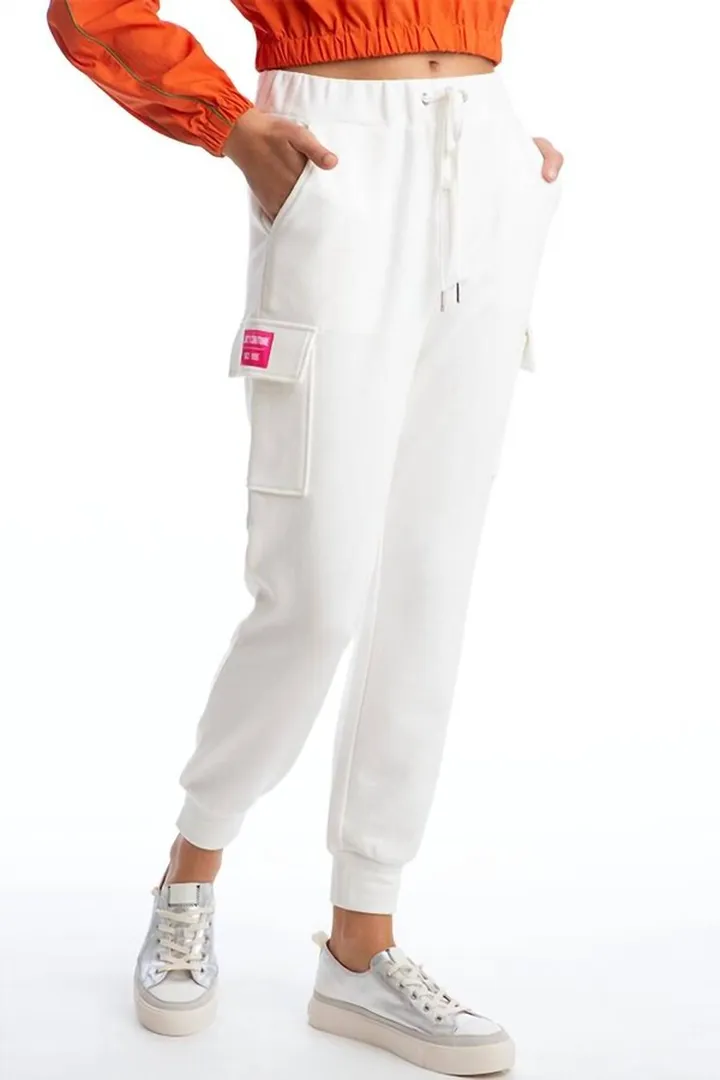 Juicy Couture Cargo Jogger In White