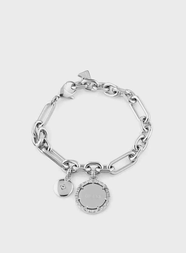 Silver Linea Logo Bracelet
