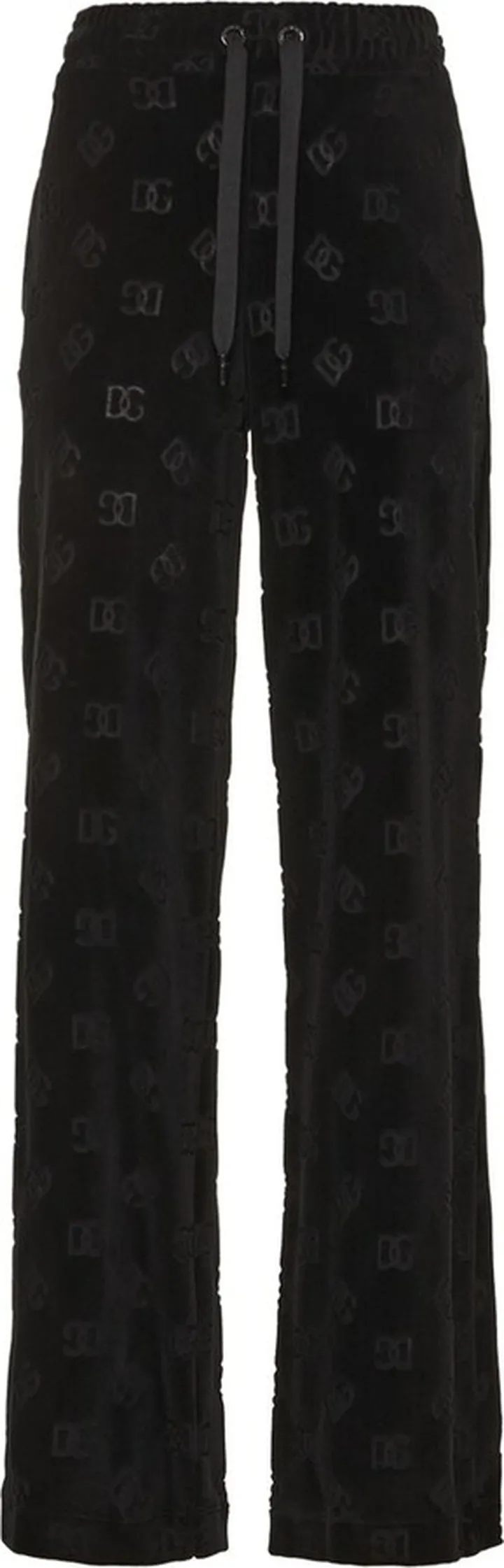 Chenille monogram jacquard sweatpants