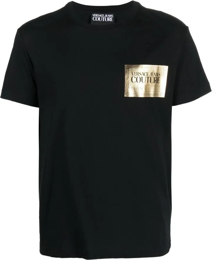 logo-print cotton T-shirt