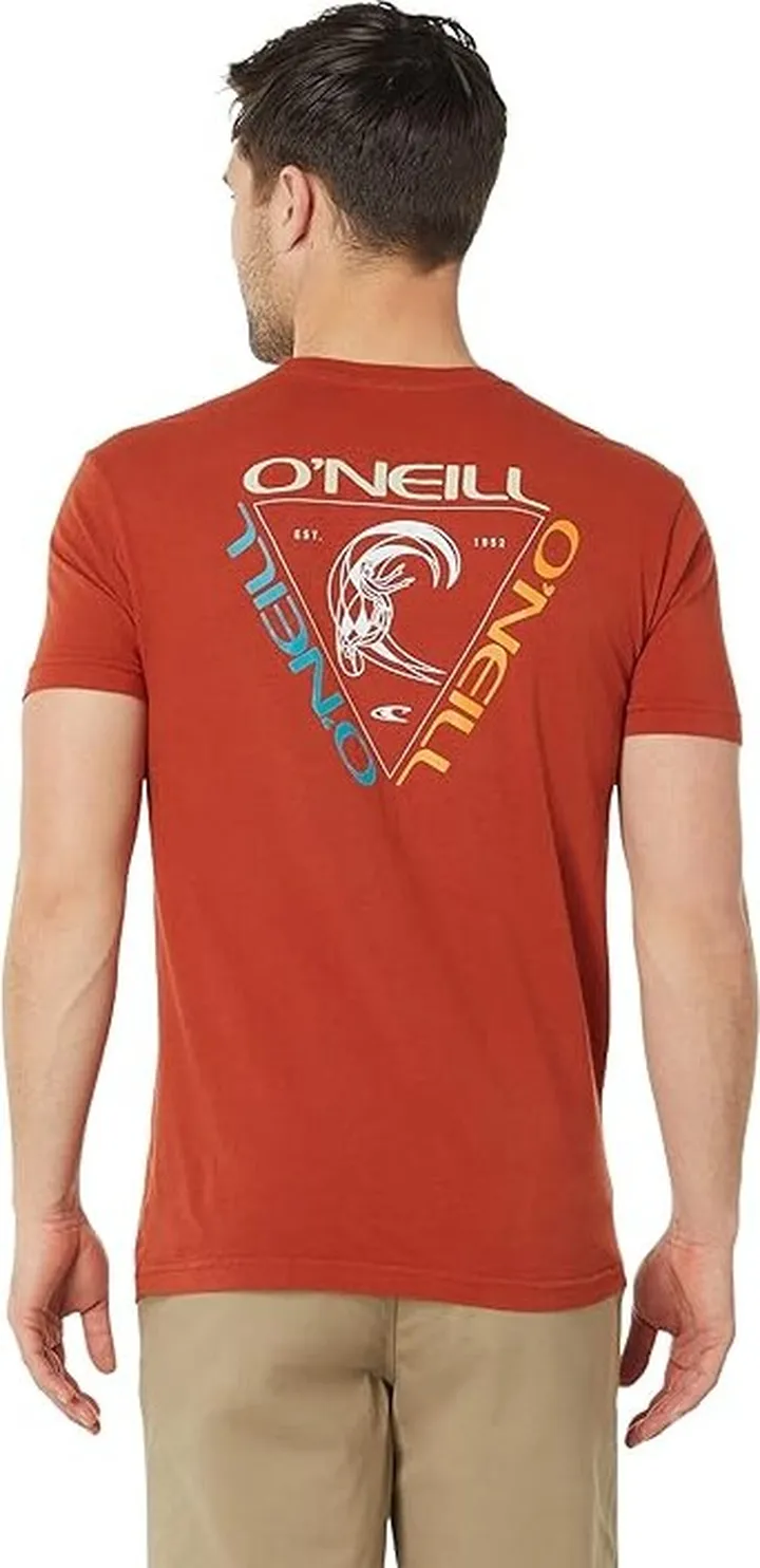 O'Neill Round Round Short Sleeve Tee (Picante) Men's T Shirt