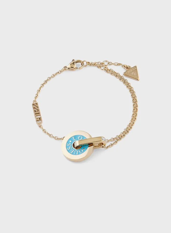 Round Detailed Chain Bracelet