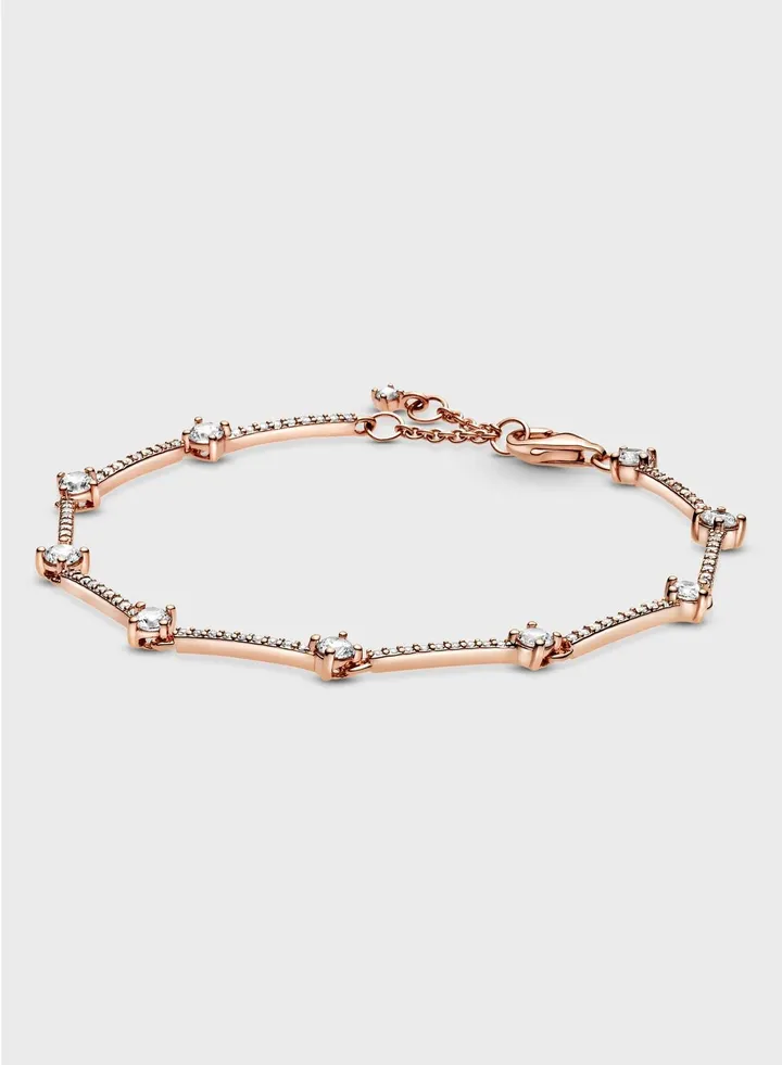 Sparkling Pavé Bars Bracelet