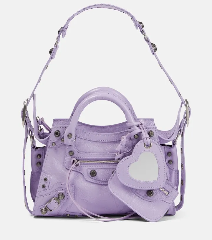 Le Cagole Neo XS leather tote