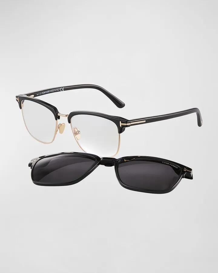 Men's FT5683-BM54 Blue Light Blocking Optical Glasses