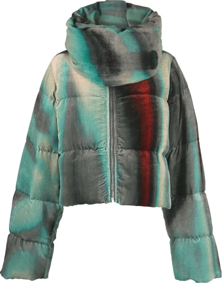 Strobe funnel neck puffer jacket